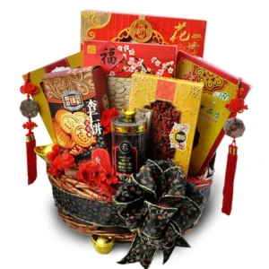 Boundless Riches Chinese New Year hamper with Chinese delicacies