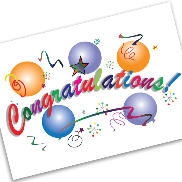Congrats Balloon Card