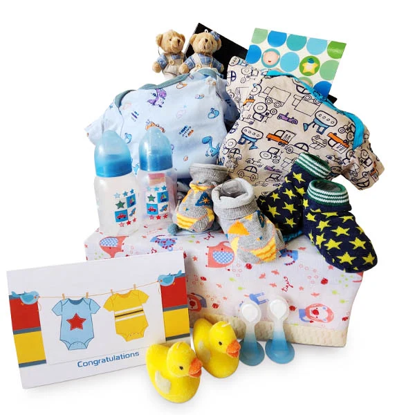 Double Delight Onesies - Twin Baby Shower Gift