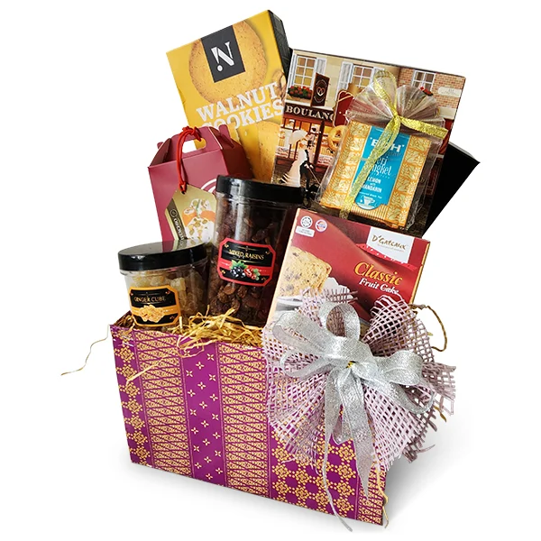 Ensaf Halal Gourmet Hamper with Cookies and Assorted Treats Malaysia