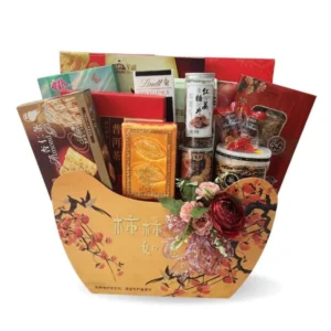 Flourishing Year Hamper - Chinese Birdnest, Abalone Oriental Gift