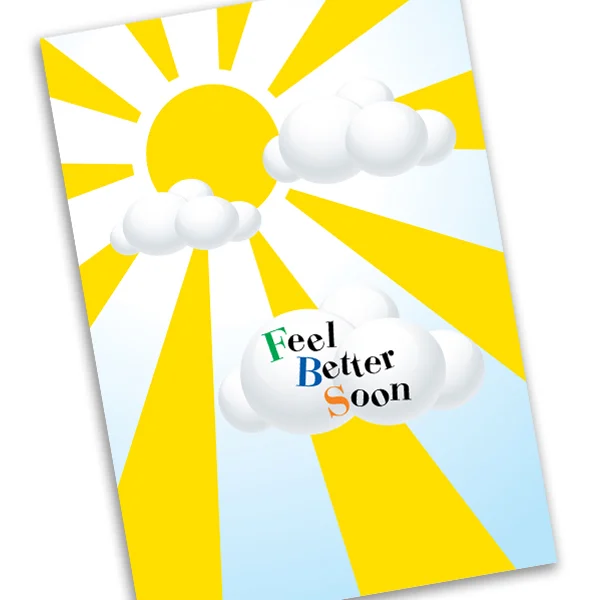 Feel Better Sunshine Personalised Card