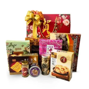 Happiness Hamper - Abalone, Cookies, Tea Gift