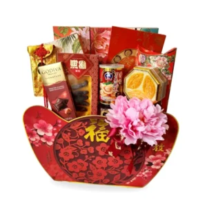 Lunar Luxe Hamper - Chinese Abalone Chcolate Oriental Gift