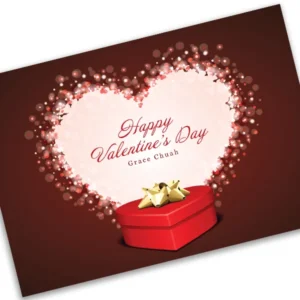 BIG Heart Love Custom Personalized Card