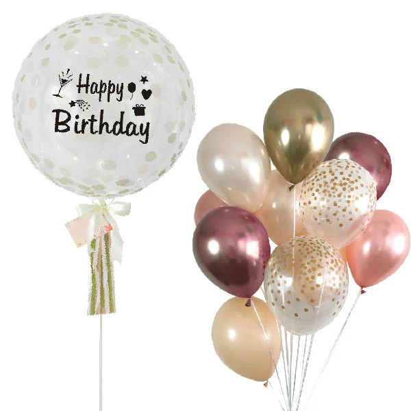 Birthday Deluxe Helium Balloon Bouquet delivery Kuala Lumpur, Damansara & throughout Klang Valley, Malaysia