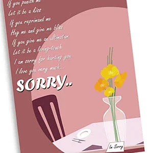 Deeply Really Sorry Custom Apology Card