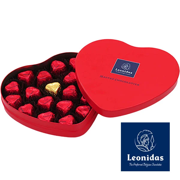 Send Leonidas Heart Belgian Chocolate 288g within Malaysia