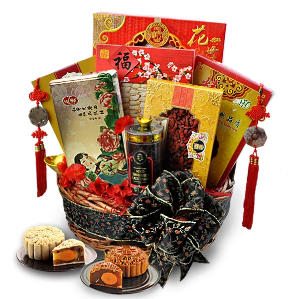 Autumn Bliss Oriental Mooncake Gift Hamper with Yu Ai mooncakes, American ginseng, cordyceps, mushrooms and premium festive delicacies for Mid-Autumn Festival Malaysia