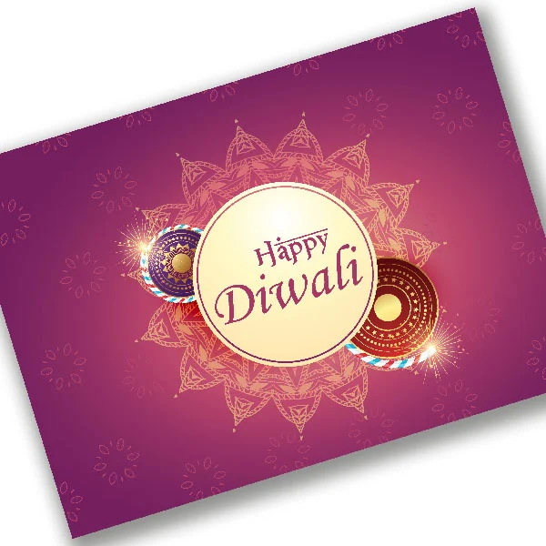 Deepavali personalized greeting cards featuring artsy designs. Giftlab Malaysia